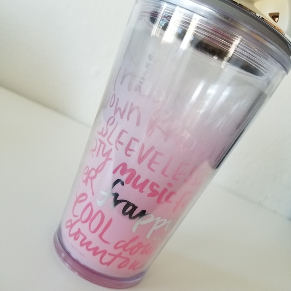 STARBUCKS Pink Frosted Frappuccino Lover Silver - Picture 4 of 9